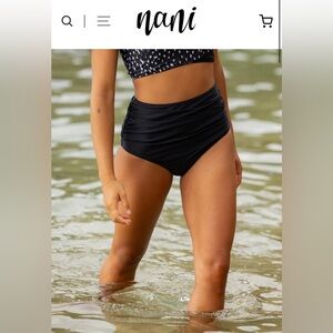 Nani swimwear high waisted ruched bottom